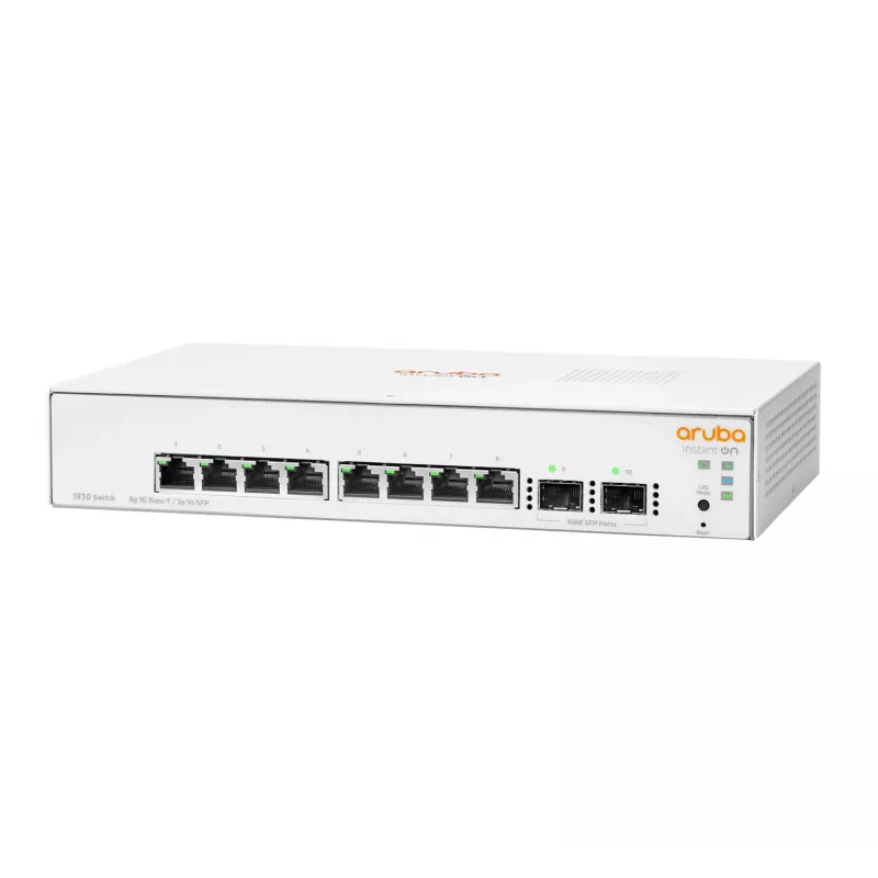 HPE Aruba Networking Aruba Instant On 1930 Hallatav L2+ Gigabit Ethernet (10/100/1000) 1U Valge