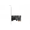 Sisemine Ethernet võrgukaart LANBERG PCE-1GB-201, PCI Express, 1× RJ-45 Gigabit (1000 Mbit/s), must