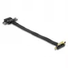 DeLOCK-i tõstekaart PCI Express x1 isane 90° nurga all x1 pessa koos kaabliga 30 cm