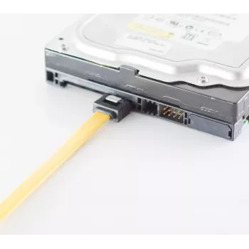 SATA andmekaabel ShiverPeaks BS78246-0.5Y 6 Gb/s, kollane, 0,5 m