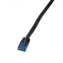 Logilink CF2113U Ethernet patch-kaabel Must