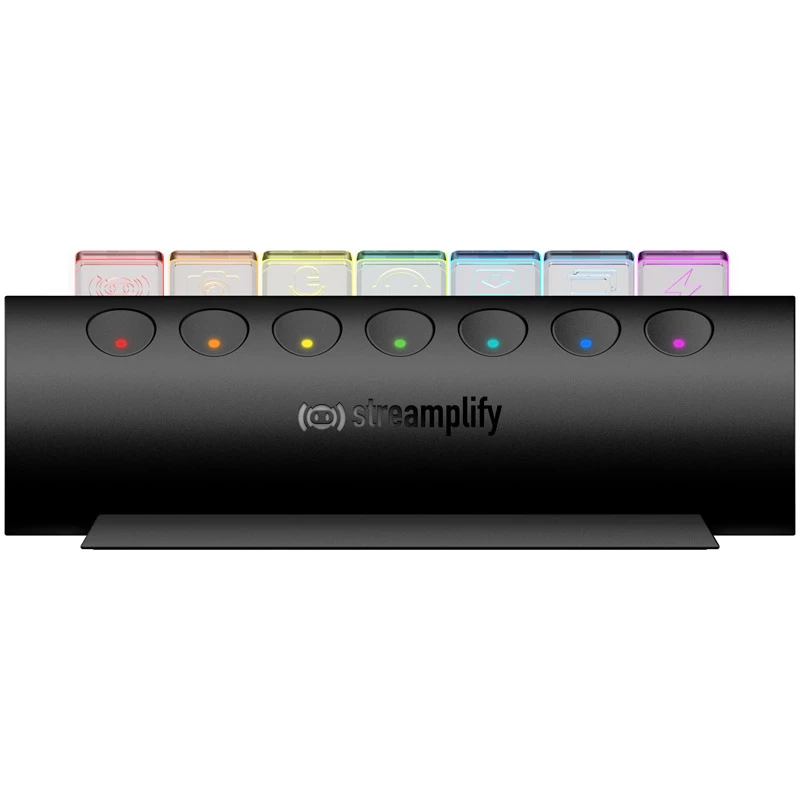 Streamplify HUB CTRL 7, 7x USB 3.0 Type A, RGB, 12V, EL toitekaabel - must