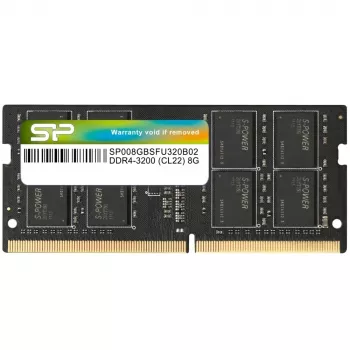 Sülearvuti DDR4 SO-DIMM mälu Silicon Power SP008GBSFU320X02 8GB 3200MHz 260-pin 1,2V CAS22