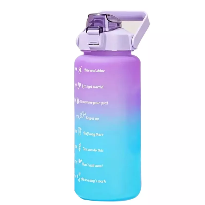 Extralink Motivational Bottle, veepudel, 2000 ml, lilla-sinine, BUT-992