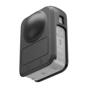 Silikoonkate objektiivikaitsmega PULUZ DJI Osmo 360 jaoks (must)