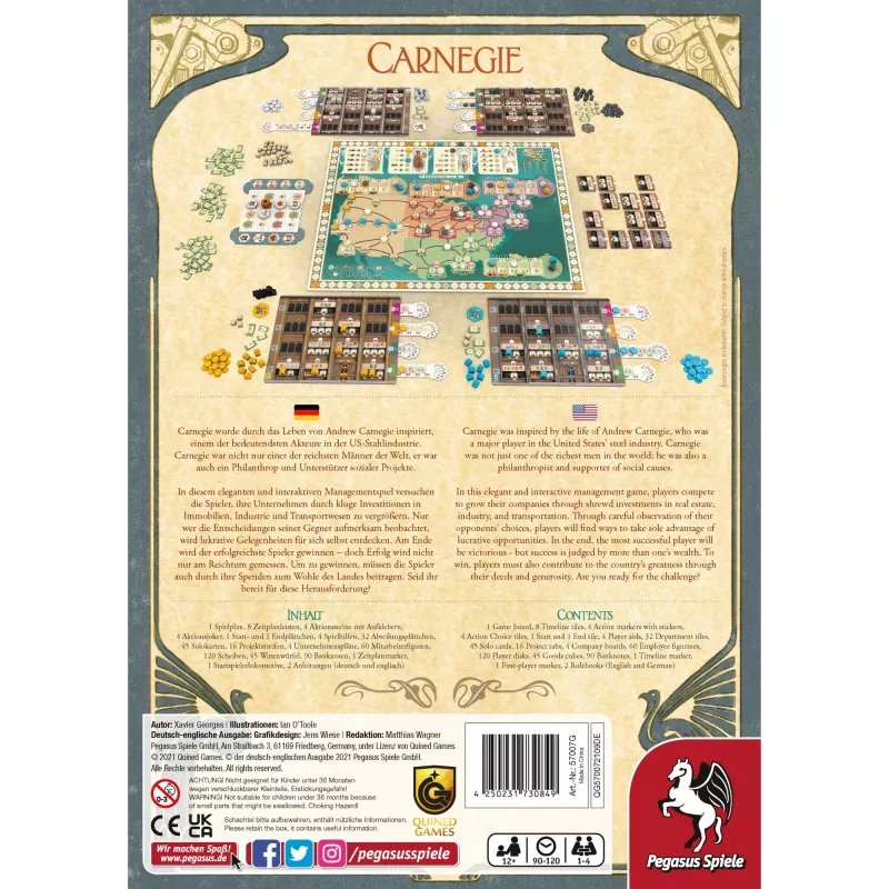 Pegasus Spiele Carnegie lauamängumajandus
