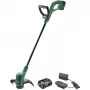 akunurmikutrimmer EasyGrassCut 18-260, 18 V (roheline/must, 2x liitium-ioonaku 2,0 Ah, POWER FOR ALL ALLIANCE)
