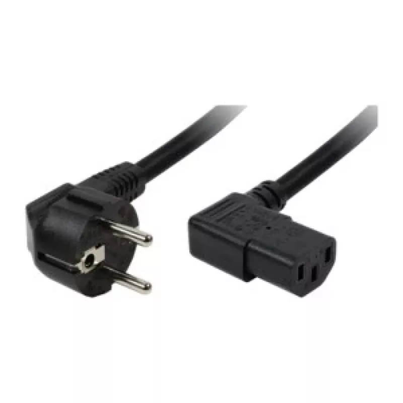 IEC-C13 ühenduskaabel LogiLink Swiss-IEC 2m Must