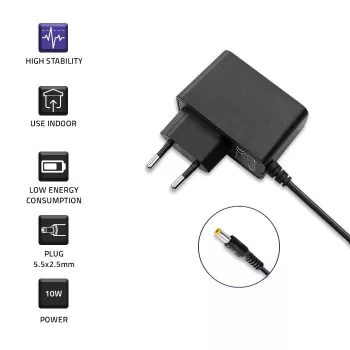 Pistikupesa toiteplokk 10W 5V, 2A, 5.5x2.5
