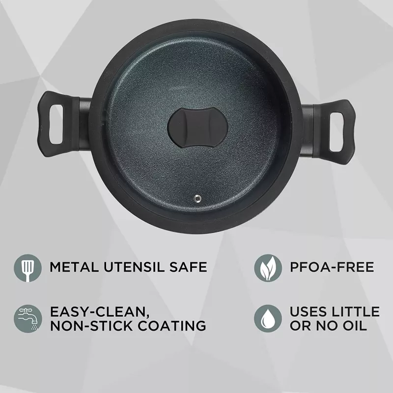 Stockpot Russell Hobbs RH01863EU7 20 cm Crystaltech cookware roostevaba teras klaasist kaas