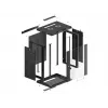Lanberg seinapaigaldatav paigaldusrack-kapp 19'' 15U 600x450mm must (klaasuks)