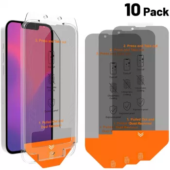 4smarts Second Glass privaatsusekraani kaitseklaas Apple iPhone 13 13 Pro 14 16e karastatud klaas