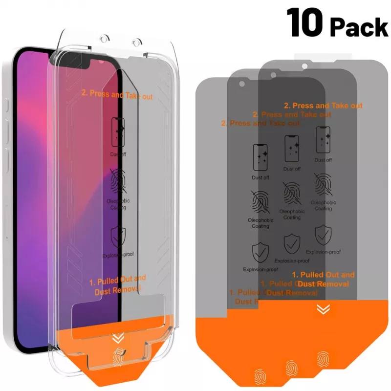4smarts Second Glass privaatsusekraani kaitseklaas Apple iPhone 13 13 Pro 14 16e karastatud klaas