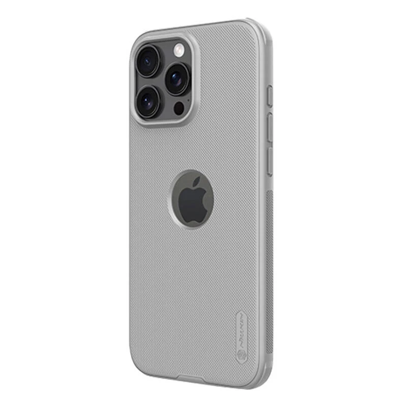 Kaitsev telefonikott Nillkin Super Frosted Shield Pro iPhone 16 Pro, hall, jäik õhuke ümbris