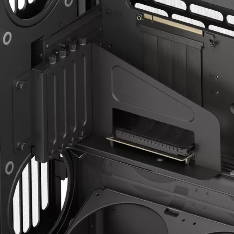 HAVN HS 420 VGPU arvutikorpus, Midi-Tower, E-ATX, karastatud klaas, PCIe 5.0 tõstekaabel - must
