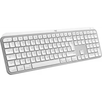 Logitech MX Keys S for Mac klaviatuur kontor RF juhtmevaba + Bluetooth QWERTZ saksa alumiinium valge