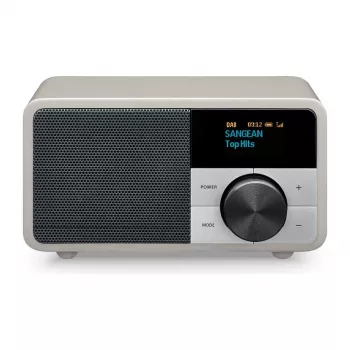 Lauaraadio Sangean DDR-7 Glacier Silver digitaalse tuuneri ja Bluetoothiga