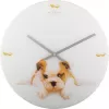 NeXtime kell 8136 Puppy, Ø43 cm, Seinale, Valge/Beež