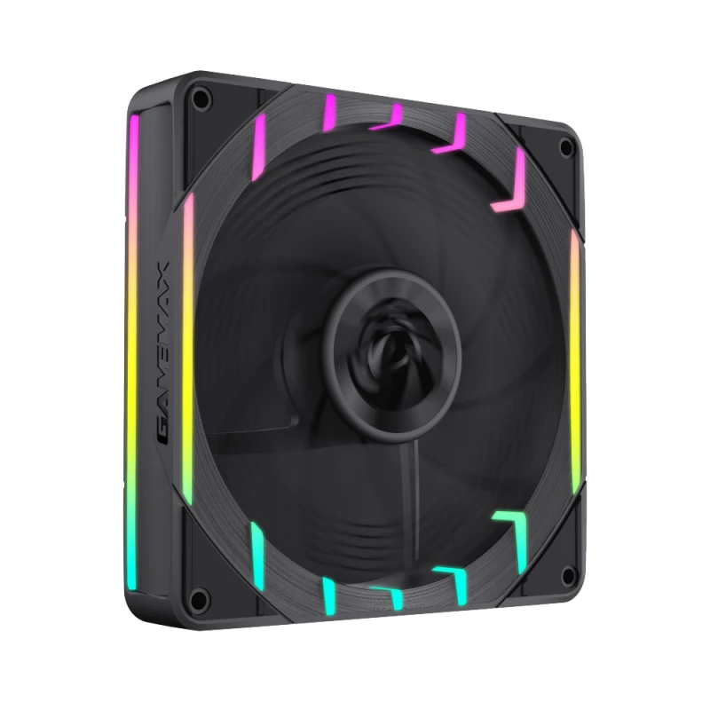GAMEMAX TORNADO T14 ARGB-R 140mm korpusetuuleti - must