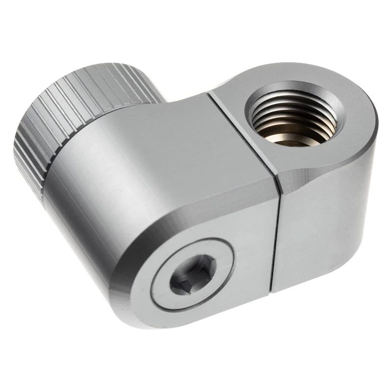 EK Water Blocks EK-Quantum Torque G1/4 tolli kahekordne pikendus Offset MF 21 - Satin Titanium