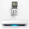 Elektrooniline taimer QOLTEC PC0628 LCD-ekraaniga, 24-tunnine tagasiloendus