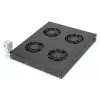 Ventilatsiooniga tühjapaneel Digitus DN-19 FAN-4-HO-SW