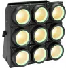 Valgusti EUROLITE Atmo Blinder 9 IP rated — IP-kaitsega LED-pimestusseade 9 LED-iga, ilmastikukindel