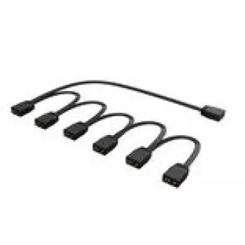 RGB jaotur Akasa AK-CBLD13-85BK 1-6 aadressitav LED jaoturikaabel