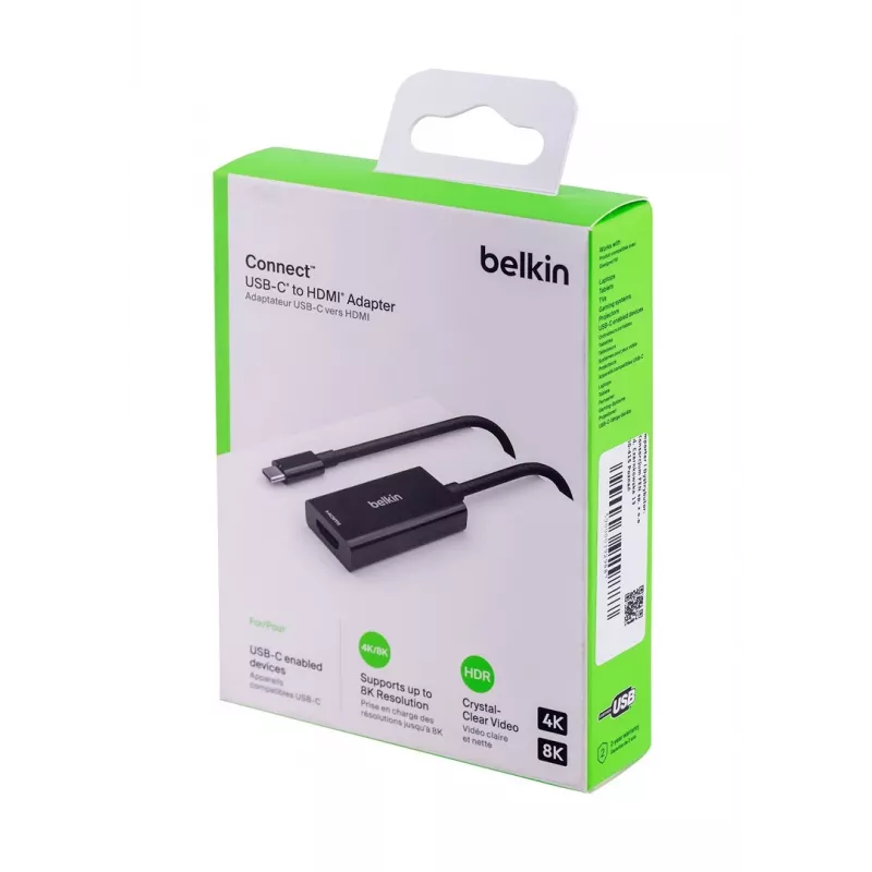 Belkin AVC013BTBK videokaabli adapter HDMI Type A (Standard) USB Type-C must