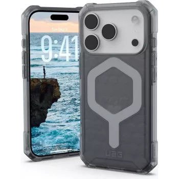 UAG Urban Armor Gear Essential Armor MagSafe ümbris | Apple iPhone 17 Pro | tuhkhall (hall läbipaistev) | 114540113131 (114540113131)