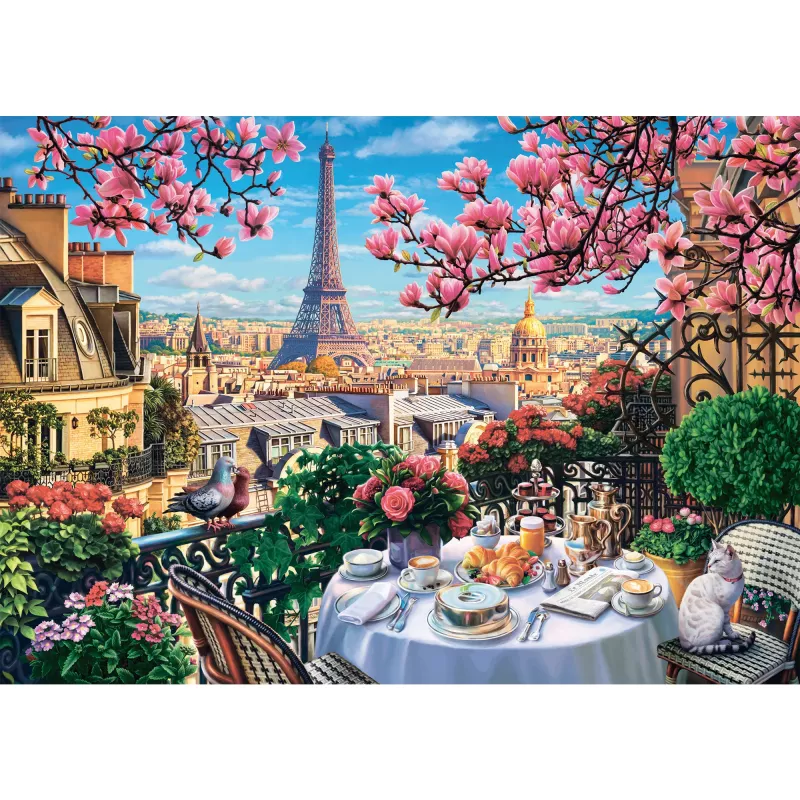 Jigsaw puzzle schmidt spiele Breakfast in Paris — 1000 pieces, mudel 58876