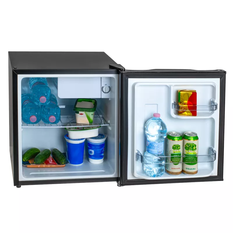 Adler Refrigerator | AD 8096 | Energiatõhususe klass E | Vabaltseisev | Kappkülmik | Kõrgus 49,5 cm | Külmiku netomaht 45 L | 39 dB | Must