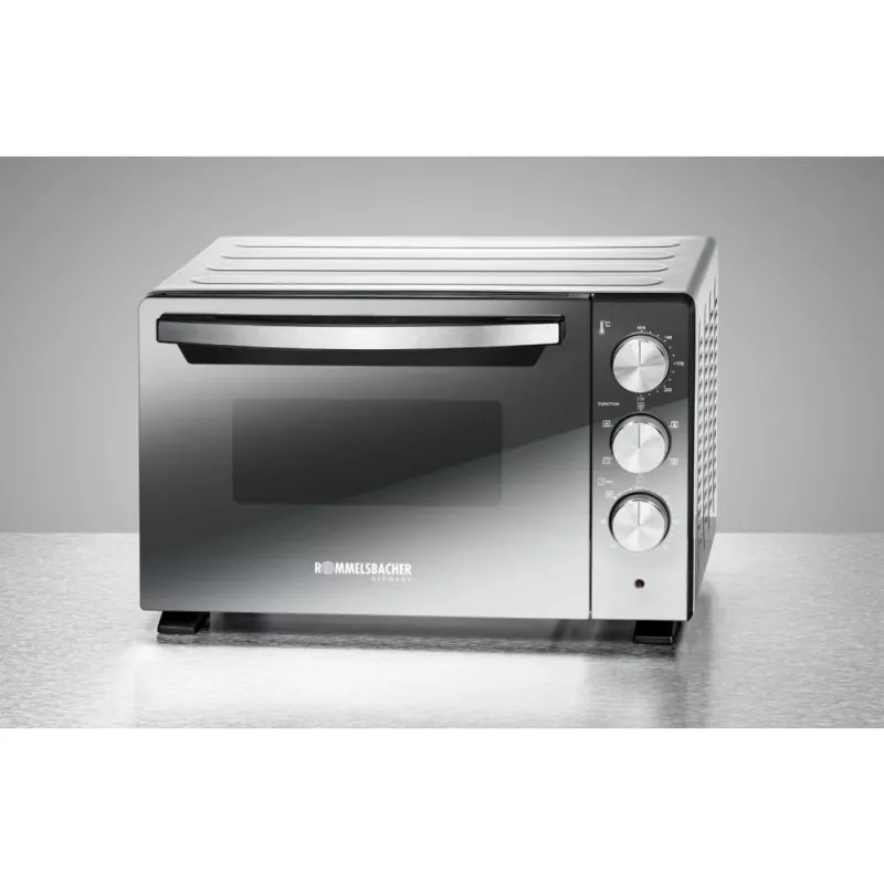 Miniahi Rommelsbacher BGS 1400, 18 L, 230 °C, 5 kuumutusrežiimi, pöörlev varras, hõbe/must
