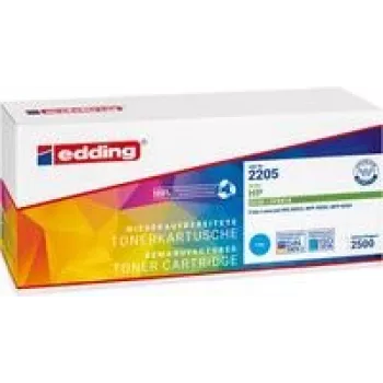 Edding EDD-2205 tooner asendab HP 203X (CF541X) tsüaan 2500 lehekülge ühilduv tooner (18-2205)