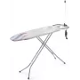 Täismõõdus triikimislaud Vileda 167342 — 1200×380 mm plaat, max kõrgus 97 cm, kokkupandav ja triikrauahoidjaga