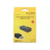 Kaabli pistikuadapter DeLOCK 65696 USB 3.1 Gen 2 A-tüüp C-tüübiks Must