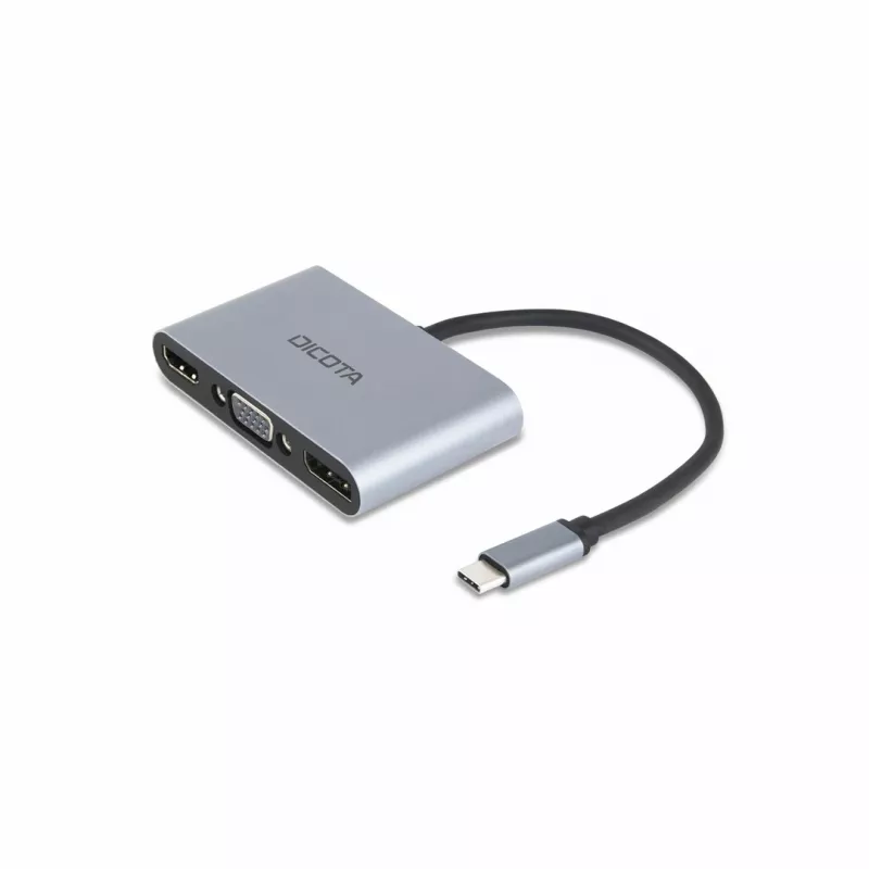 DICOTA D32064 mobiilseadme dokkimisjaam tahvelarvutile/nutitelefonile/sülearvutile hõbedane