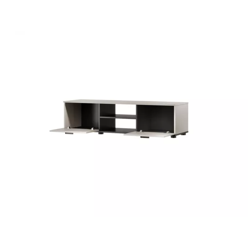 TV-kapp cama meble SOHO 140x43x37 cm — kašmiirpealne, must raam