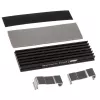 Jahutusradiaator Aqua-Computer kryoM.2 — alumiinium/roostevaba teras, 70×24×9 mm