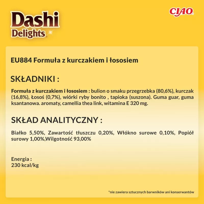 INABA CAT Dashi Delights Silky Broth kana ja lõhega – kassi maiuspala – 40g
