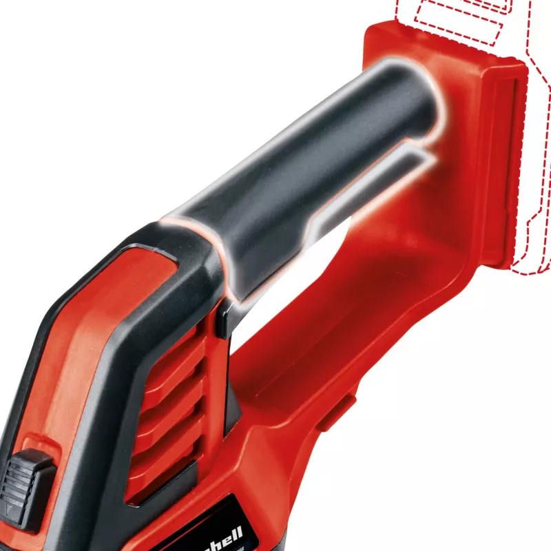 Einhell GE-CG 18/100 juhtmeta murukäärid 8 mm 18 V liitium-ioon (Li-Ion) must, punane