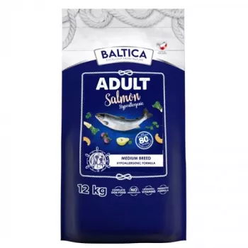 BALTICA Excellent Hypoallergenic Adult Medium breeds Salmon - kuiv koeratoit - 12 kg