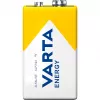 Aku Varta ENERGY 9 V Leelis — 9 V, 48,5 mm kõrgus, 46 g, 1 tk
