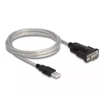 DeLOCK Adapter USB 2.0 Type-A Serial RS-232 D-Sub 9 + D-Sub 25