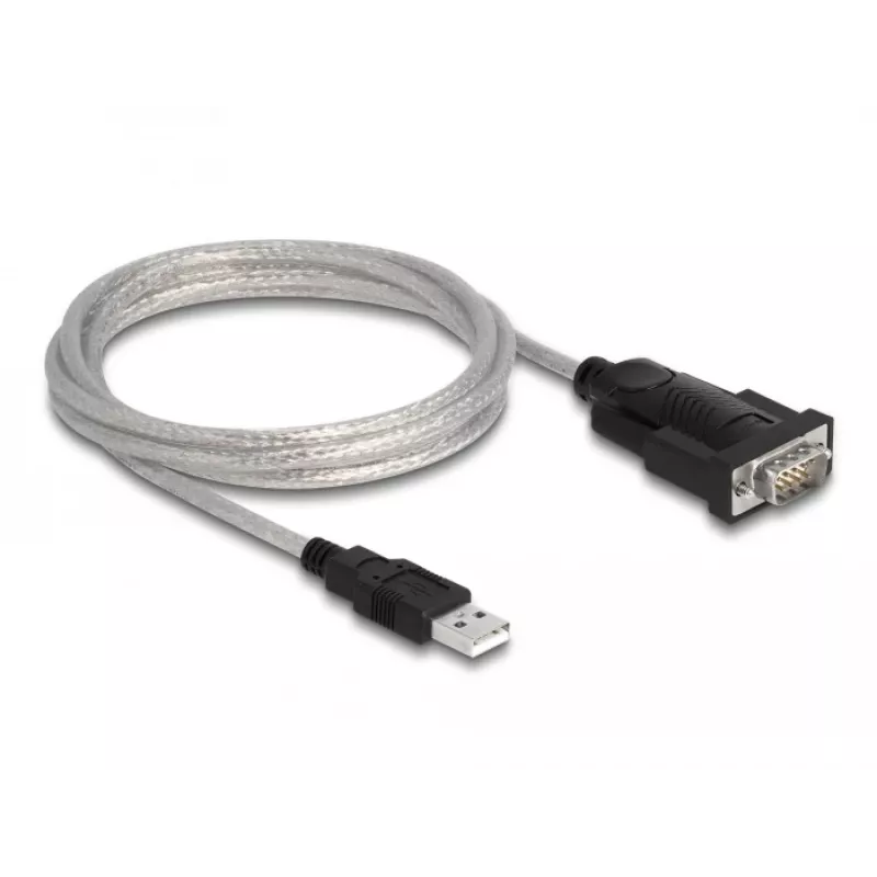 DeLOCK Adapter USB 2.0 Type-A Serial RS-232 D-Sub 9 + D-Sub 25