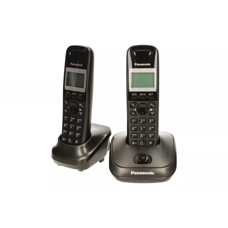 Panasonic KX-TG2512 DECT telefon Hall kõnevalija ID-ga