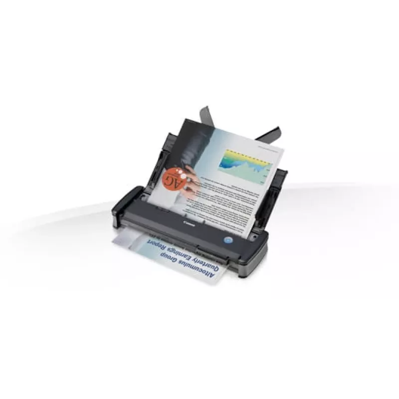 Canon imageFORMULA P-215II kaasaskantav kahepoolne dokumendiskanner, 216 x 1000 mm, 600 x 600 DPI, 24 bit, lehtskanner, must, hall, CMOS CIS