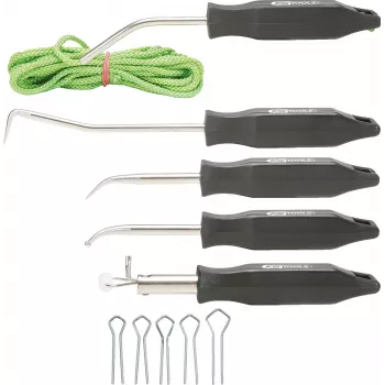 Tuuleklaasi paigalduskomplekt ks tools 140.2240, 5-osaline komplekt klaasi paigaldamiseks ja tihendamiseks