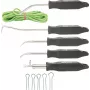 Tuuleklaasi paigalduskomplekt ks tools 140.2240, 5-osaline komplekt klaasi paigaldamiseks ja tihendamiseks