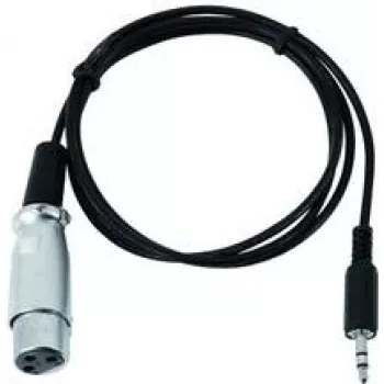 DMX-adapter EUROLITE 51916210, 3,5 mm TRS XLR-le, 1 m kaabel
